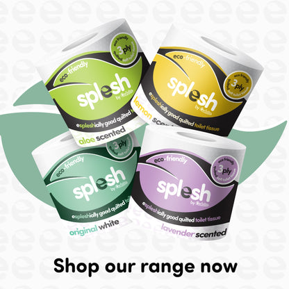 Splesh Toilet Roll Eco-Friendly, Soft & Quilted, Aloe Vera (60 Rolls)